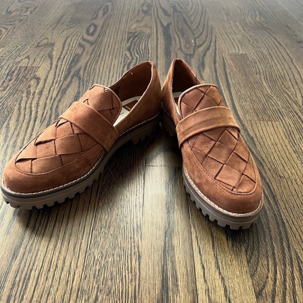 Dolce Vita basket weave style loafers